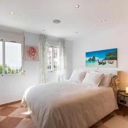 Villa Palm Beach Marina Benalmadena 3 Min Walking From The Sea Exterior photo